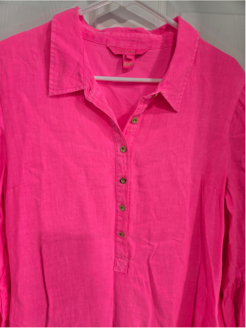 Women's Lilly Pulitzer Quarter Sleeve Dress Size 12 Pink - Picture 3 of 5